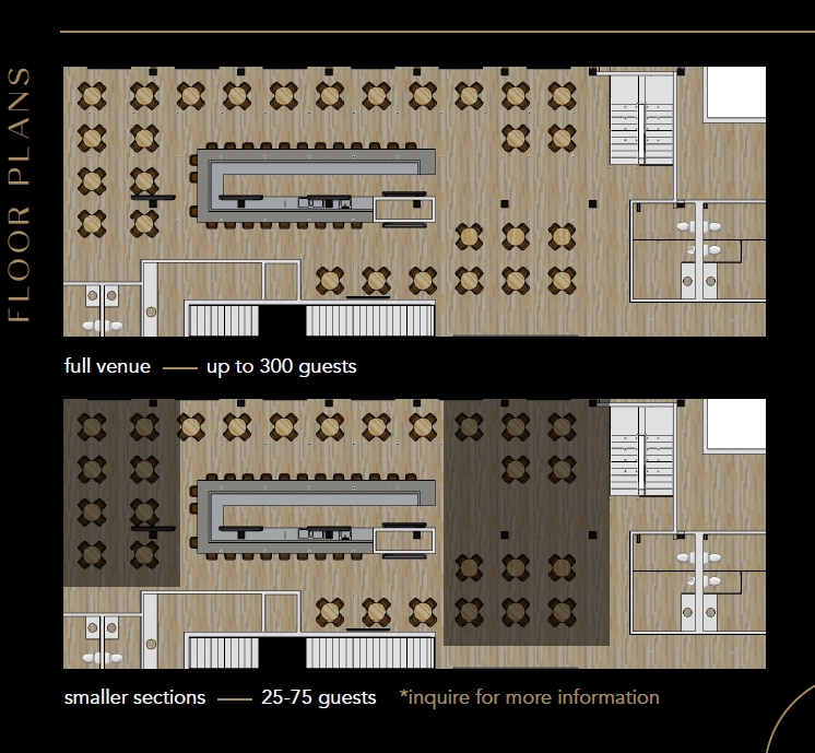 chicago event rental floor plans